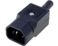 Mufa alimentare tata, Conector: IEC 60320,alimentare AC; C14 (E); mufă; tată, 10A, PX0686, BULGIN