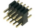 Conector Şir pini;  tată; PIN: 10; drept; 1,27mm; THT; 2x5; aurit, ZL311-2X5P