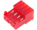 Conector mama, MTA100,-pini, pas 2.54mm, 3-643813-4