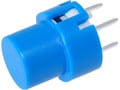 Push buton, albastru, OFF-(ON), PCB, KS01-BV-BLUE