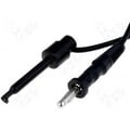 Cablu de masurare, banana clips, negru, 0.95m, 10A, PPOM36/B