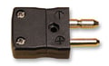 Conector termocuplu J, tata, negru, FSTC-J-M