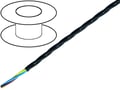 Cablu 2x0.75mm, izolatie teflon, negru, -100-205C, HEAT205MC-2X0.75