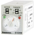 Timer, 0,05m..10h, DPDT, 250VAC/7A, 24VDC, conectori papuc, S1DXM-M2C10H-DC24V, PANASONIC