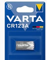 Baterie 3V, litiu, 1600mA, CR123A, VARTA