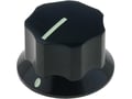 Buton comutator rotativ, ax 6mm, 21x15mm, bachelita, GF6M-25X15-C
