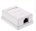 Priza UTP, RJ45, aparenta, CAT5, ecranat, alba, LANBOX-SM-F5