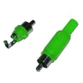 Conector RCA; mufă; tată, verde, WTY0061D