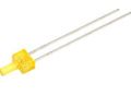 LED 2mm, galben, plan, 3-10mcd, 2.2-2.5V, L-13YD