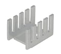 Radiator AL, 13,21x19.05x12,7mm, TO220, TO202, D01, ASSMANN