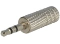 Conector jack 3.5mm, stereo, metalic, JC-009