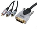 Cablu DVI, component. 3 x RCA, 2.5m, HQSS5187/2.5									