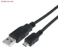 Cablu USB 2.0; USB A mufă, USB B micro mufă; 1,8m, MIUSB-166-1.8A