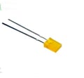 Led 2x5mm, dreptunghiular, galben, 2.1-2.8V, 605nm, MP007948, MULTICOMP