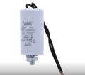 Condensator 5.5uF, pornire motor, surub, fir, 400V, MOTCAP-5.5UF-WR