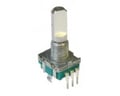 Rotary Encoder, 15 PPR, 30 Detents, Vertical, With Push Switch, EC11E15244G1