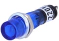 Lampa semnalizare neon FLUO, 230V, albastru, orificiu montaj 7.5mm, NI-2FBU