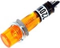 Lampa neon galben, 230VAc, 7,5x32.8mm, orificiu de montaj 7,5 mm, NI-2YL