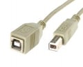 Cablu usb imprimanta, USB B soclu, USB B mufa; 3m; gri; CAB-USBBBF/3