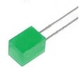 Led patrat, 5x5mm, patrat, verde, LL-553GD