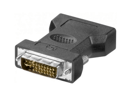 Adaptor DVI, 24+5, tata, la 15 pini, VGA, mama, ADAPT-DVIM/VGAF/PB