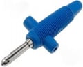 Conector banana 30A, cu soclu albastru, BUELA300KBL