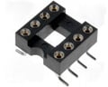 Soclu circuit integrat, 8 pini, RM2.54mm, smd, GOLD8P-SMD