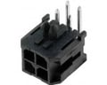 Soclu in unghi MicroFit, 4 pini, pas 3mm, 43045-0400, MOLEX