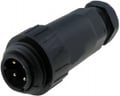 Conector tata, circular, IP67, 4pini, 3+PE, 16A, 400V,  WA22J4TE2-8.5