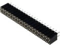 ZL307-2X20, Soclu; şiruri pini; mamă; PIN: 40; drept; 2,54mm