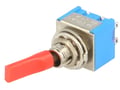 Comutator: basculant; Poz: 2; DPDT; ON-ON; 3A, DPDT, 3A, 6 pini, orificiu montare Ø6mm, TSM202E1