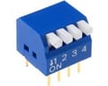 Intrerupator, 4 POZITII, DIP-SWITCH, ON-OFF, DP-04