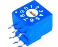 Intrerupator, DEC/BCD, 10 poz, 10x10x7.5mm, ERD110RFZ