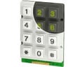 Tastatura numerica, 12 butoane, luminata, verde, KB207-PNW-WPG