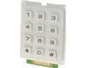 Tastatura numerica, 12 butoane, KB304-PNW