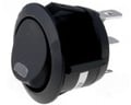 Intrerupator basculant, ON-OFF, 6A, iluminat rosu, 20A/12VDC, 4 pini, SPST,orificiu montare Ø20.2mm,R13112L02BBR0L3