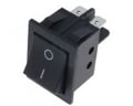 Intrerupator basculant, ON-OFF, 15A, 4 pini, DPST, orificiu montare 22.3x31mm, RS2013C3BK
