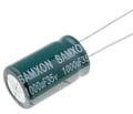 1000uF/35V, condensator, Low Esr, 12.5x20mm, 105C, SAMXON