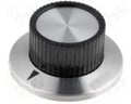 Buton potentiometru, flansa, ax 6mm, RN-114B