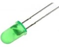 LED 5mm, 9V, cu clipire, verde, L-56BGD