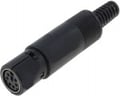 Mufa MINI DIN, mama, 6 contacte, MDC-106