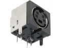 Soclu MINI DIN, 4pini, PCB, MDC-204