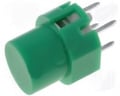 Push buton, verde, OFF-(ON), 5x5mm, KS01-B-G