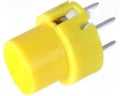 Push buton, galben, OFF-(ON), PCB, KS01-BV-YELLOW
