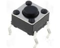 Microtach, push buton, 6x6mm, SPST-NO, TACT-64N