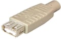 Conector usb, mama, USB-A, lipire pe cablu, USB727
