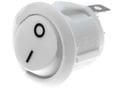 Intrerupator basculant, OFF-(ON), 6A, 20A/12V, 2 pini, SPST, orificiu montare Ø20.2mm, R13112F02WW2