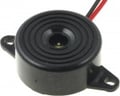 Buzer piezo, 1.5-30VDC, 80dB, 24x9.5mm, generator, 3KHz, BZ-28
