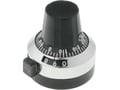Buton demultiplicator, multitura, 10 ture, 22mm, GP3-6.35-22X24