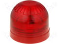 Semnalizare optica, lampa avertizare, rosie, 17-60VDC, lumina intermitenta, IP65,  PSB-0009